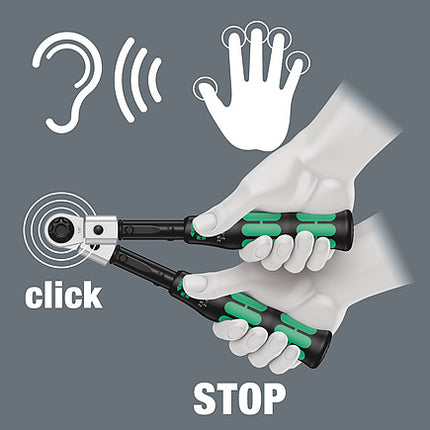 Wera Click-Torque XP 2 draaimomentsleutel voor insteekgereedschappen
