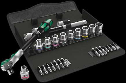 Wera Ratel- en doppenset 1/2" (inch maten) Zyklop Speed 28-delig 8100SC 9