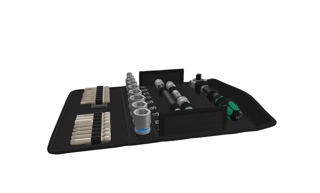 Wera Ratel- en doppenset 3/8" Zyklop Speed 222.0mm 8004B