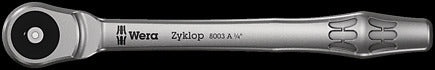 Wera Ratel met doorsteekvierkant Zyklop Metal 1/4" (141mm)