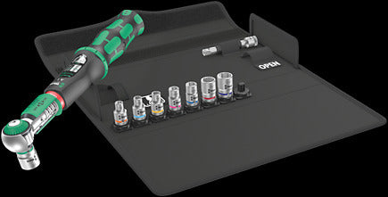 Wera Safe-Torque A 1 Imperial Set 1, 1/4" vierkant, 2-12 Nm, 10‑delig