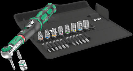 Wera Safe-Torque A 2 Set 1, 1/4" zeskant, 2-12 Nm, 23‑delig