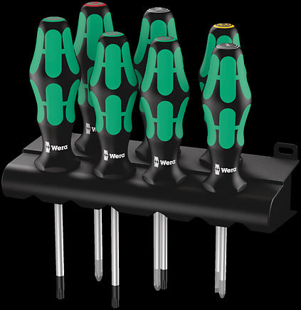 Wera schroevendraaierset 7-delig 335/350/367/7 Rack