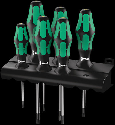 Wera schroevendraaierset TORX met boring 6-delig 367/6