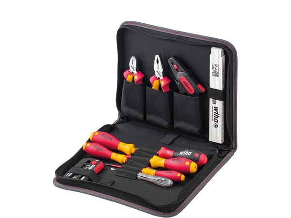 Wiha 31 delig Gereedschapset elektricien in etui