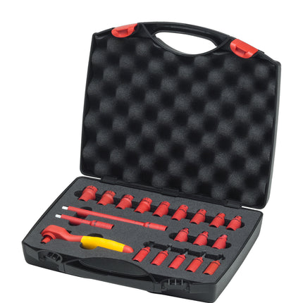 Wiha Ratelsleutelset geïsoleerd 1/4" 21-Delig