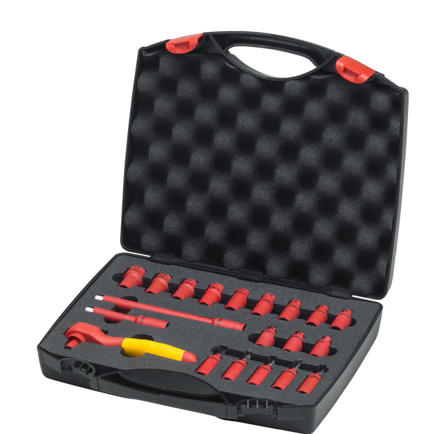 Wiha Ratelsleutelset geïsoleerd 1/4" 21-Delig