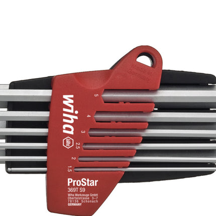 Wiha Stiftsleutelset in ProStar houder-10 delig-35480