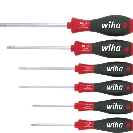 Wiha schroevendraaierset SoftFinish, TORX MagicSpring 6-delig