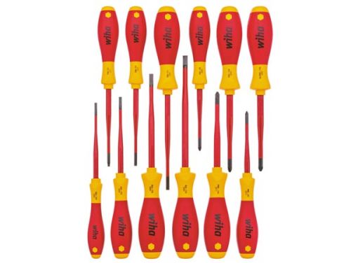 Wiha schroevendraaierset SoftFinish electric slimFix 12-delig