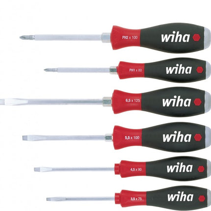 Wiha schroevendraaierset SoftFinish, zeskantaanzet 6-delig
