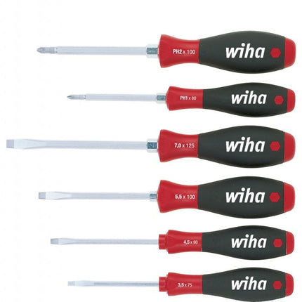 Wiha schroevendraaierset SoftFinish, zeskantaanzet 6-delig