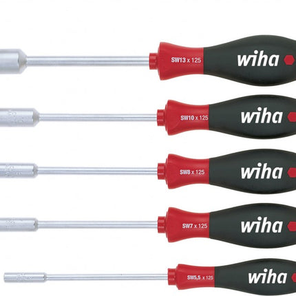 Wiha schroevendraaierset SoftFinish, zeskantdopsleutel 5-delig
