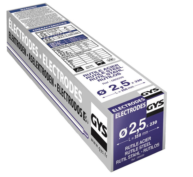 GYS Laselektrodes staal 2.5 x 350 (x230)- 5193085039
