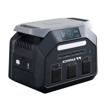 KOMPAK Zeus P1800 draagbare powerstation 1024Wh - LiFePO4