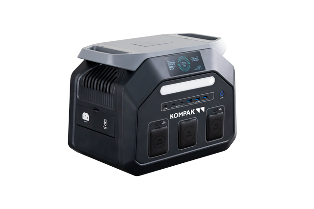 KOMPAK Zeus P1800 draagbare powerstation 1024Wh - LiFePO4