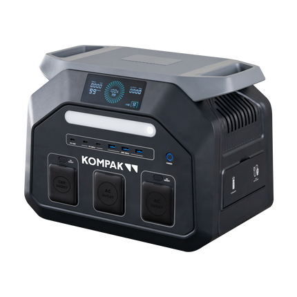KOMPAK Zeus P1800 draagbare powerstation 1024Wh - LiFePO4