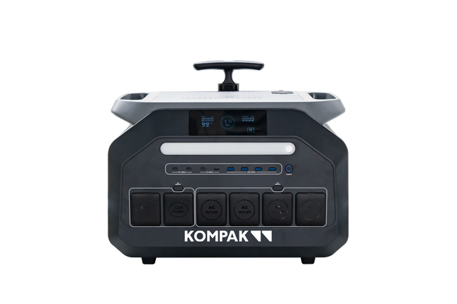 KOMPAK Zeus P3600 draagbare powerstation 2048Wh - LiFePO4