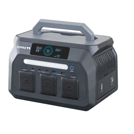 KOMPAK Zeus P800 draagbare powerstation 512Wh - LiFePO4