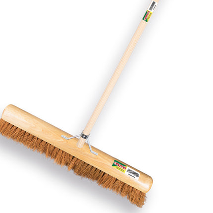 Zaalveger Solide Kokos 40 cm met steel 150 x 2,8 cm -1550545