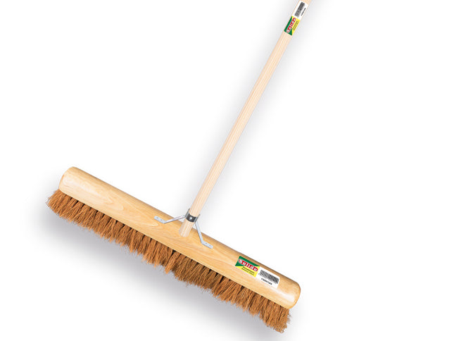 Zaalveger Solide Kokos 40 cm met steel 150 x 2,8 cm -1550545