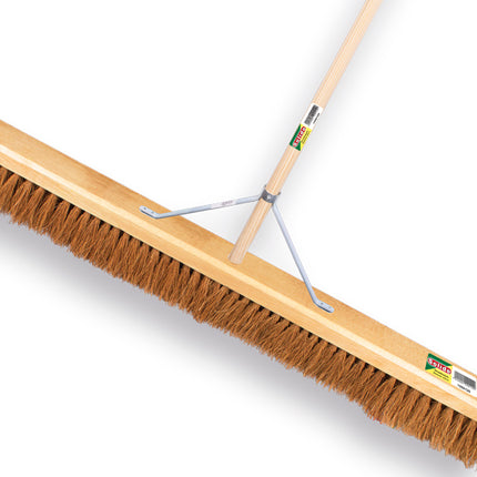 Zaalveger Solide Kokos 80 cm met steel 160 x 2,8 cm
