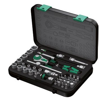Wera 8100 SA 2 Zyklop Speed-ratelset, 1/4"-aandrijving, metrisch