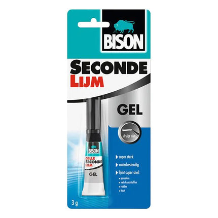 Bison Secondelijm gel 3gr