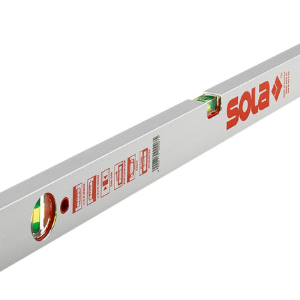 Sola Alu blokwaterpas AZB80 80cm 2 libellen 0,50mm/m zilver
