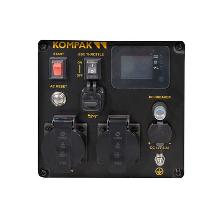 KOMPAK KGG35Ei inverter aggregaat 3200W 230V - (electrische start)