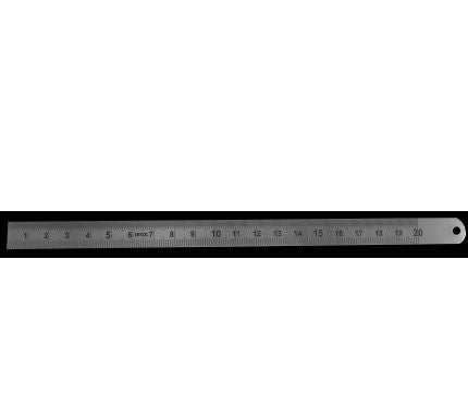Stalen liniaal RVS 150x13x0.5mm MIB Messzeuge
