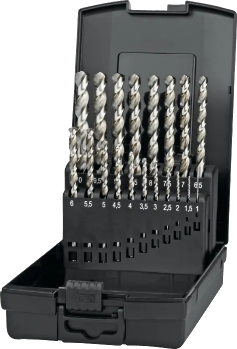 Phantom 1-10x0.5 mm HSS Set Spiraalboren 11.710