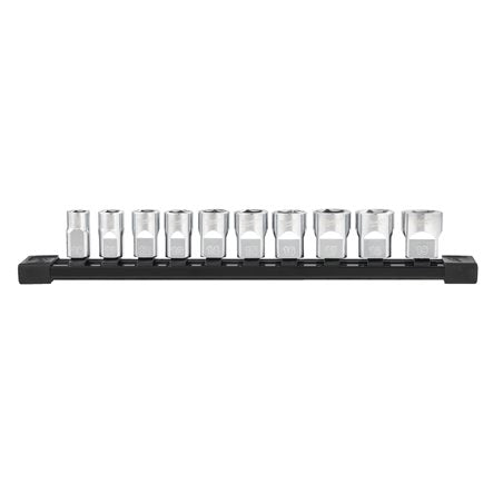 Milwaukee Doppenset ⅜˝ chroom metrisch 10-delig- 4932492507