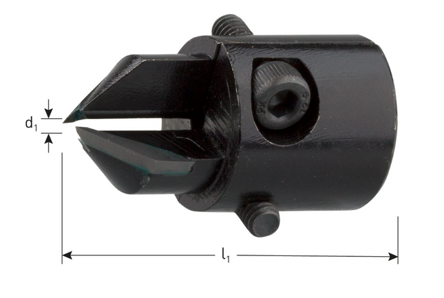 Rotec 239.4038 Opsteekverzinkboor, verstelbaar Ø 3-8 mm