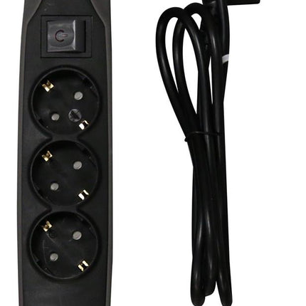 Relectric stekkerdoos 3-voudig 2x USB - RELEC492220