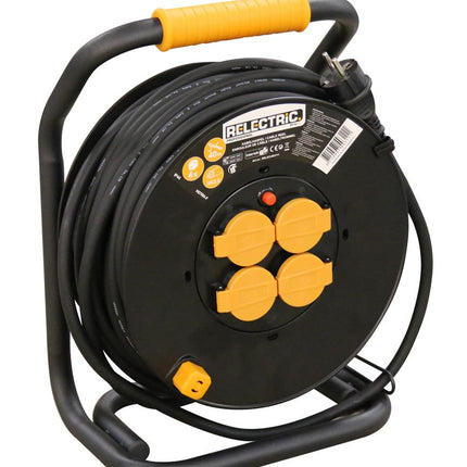 Relectric PRO kabelhaspel 40 mtr 3x2,5mm - RELEC493111