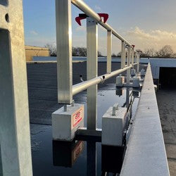 RSS staander dakrandbeveiliging plat dak compact