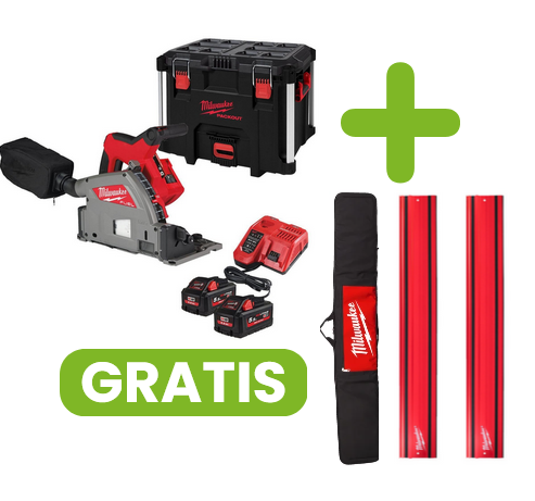 Milwaukee M18 FPS55-552P Invalcirkelzaag 55cm in Packout box + GRATIS Liniaal set 2x 140cm