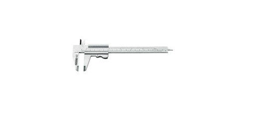 Schuifmaat RVS klein 100x25mm met vast- zetschroef