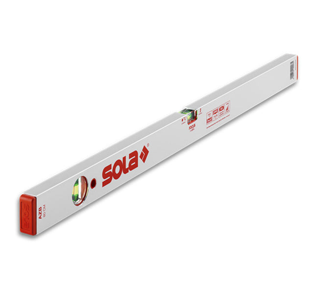 Sola Alu blokwaterpas AZB20 20cm 2 libellen 0,50mm/m zilver