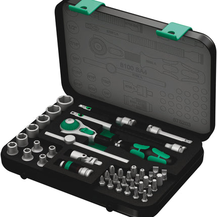 Wera Zyklop ratel-set 1/4" inchmaten 8100 SA 4