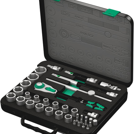 Wera Zyklop ratel-set 1/2" metrisch 8100 SC 2