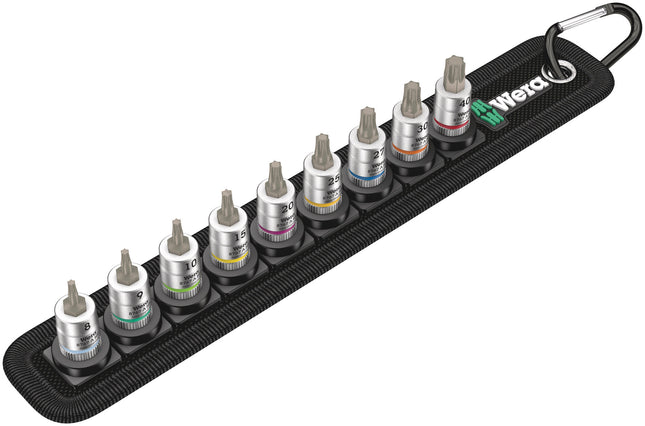 Wera Belt A 3 TORX HF Zyklop Bitdoppen set TORX, met vasthoudfunctie, 1/4"