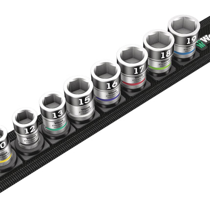 Wera Belt B 1 Zyklop Doppen set, met vasthoudfunctie, met 3/8"