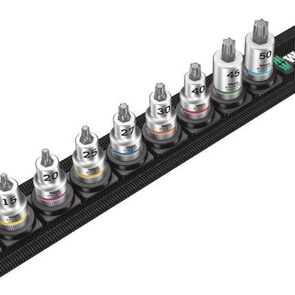 Wera Belt B 3 TORX HF Zyklop Bitdoppen set TORX, 3/8"