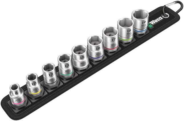 Wera Belt B 4 Zyklop Doppen set, met 3/8" -aandrijving