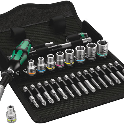 Wera Ratel- en doppenset 1/4" Zyklop Speed 28-delig metrisch 8100SA 6