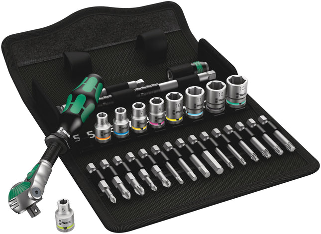 Wera Ratel- en doppenset 1/4" Zyklop Speed 28-delig metrisch 8100SA 6