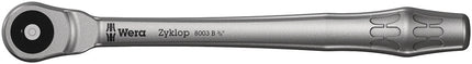 Wera Ratel met doorsteekvierkant Zyklop Metal 3/8" 222,0mm 8003B