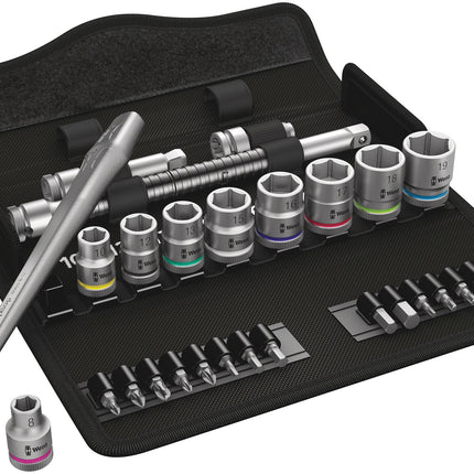 Wera Ratel- en doppenset 3/8" Zyklop Metal 29-delig 8100SB 7